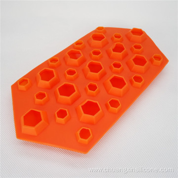 Silicone Kitchenware Ice Tray Diamond Shape